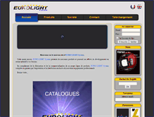 Tablet Screenshot of eurolight-system.com